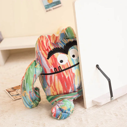 15/25cm 7pcs Kawaii Colorful Monster Plush Doll With Expression Monster Plushie Stuffed Toy For Boys And Girls Birthday Gifts