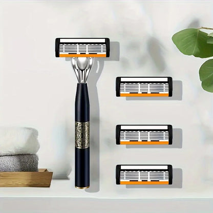 Razor Classic 6 Layer Safety Razor for Mens Shaving&Womens Hair Removal Shaving Blades Manual Shaver