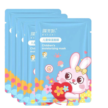 1/5/8 PCS Animal Character Face Masks Hydrating Spa Masks Sheet with Hyaluronic Acid, Skincare Party Facial Masks for Kids Teens