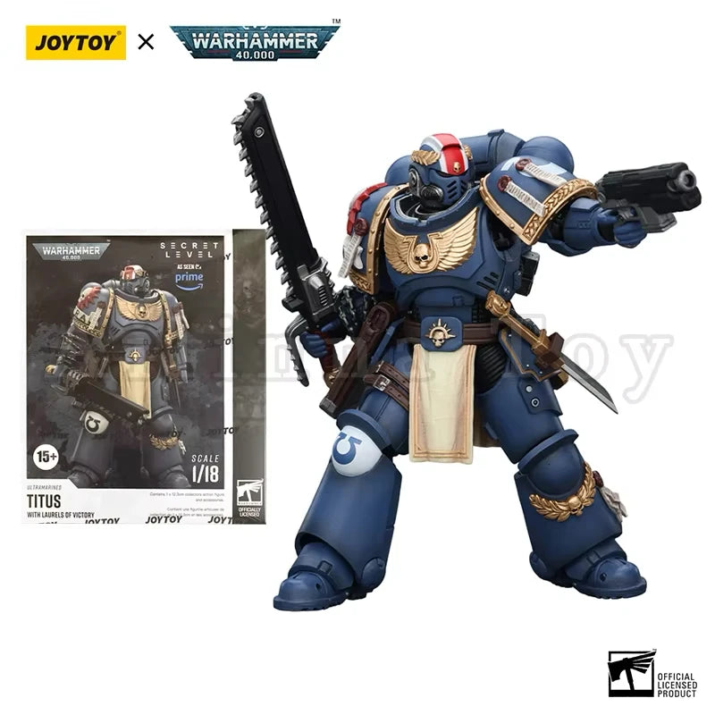 JOYTOY 1/18 Action Figure The Horus Heresy 40K New Ultra Squads & Mechas Lieutenant Titus Anime Military Model