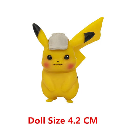 Pokemon Anime Figure Pikachu Sun Elf Eevee Gengar Monstruo De Bolsillo Cartoons Figure Model Action Toy Kids Gift Buy in bulk