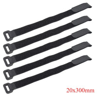 20X300mm black5pcs