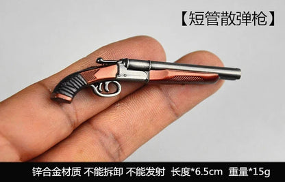 1/6 Scale Miniature Gun Plastic Rifle Set Assembly P92 M1911 98K MP5K Model Not Fired for 12" Action Figure Doll Accessories