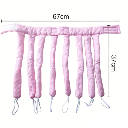 Heatless Curling Rod Headband for Lazy Hair - Silk Ribbon Soft Wave Formers for Sleeping No Heat Curls