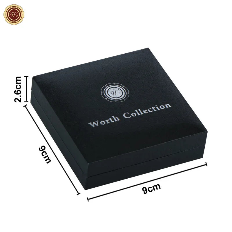 Dragon Ball Gold Plated Gold Coin Son Goku Vegeta Commemorative Coins Children Classic Anime Peripherals Collection Toy Souvenir