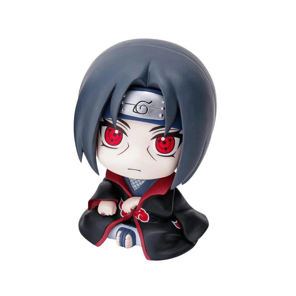 Hot Naruto Anime Figure Uzumaki Naruto Kakashi Uchiha Sasuke Itachi Cute Toys Q Figurals Action Figurine Model