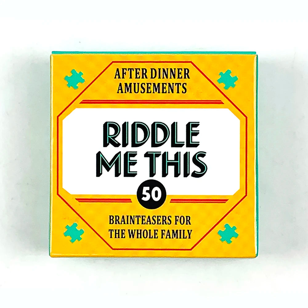 Mini Size Riddle Me This Card Game With 50 Fun Dilemmas (A Conversation Card Game Party Game For Adults And Families)
