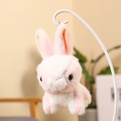 14cm Cute Bunny Cartoon Animal Dolls Stuffed Long Ear Rabbit Soft Plush Toys Sleeping Children Baby Birthday Gift for Kids