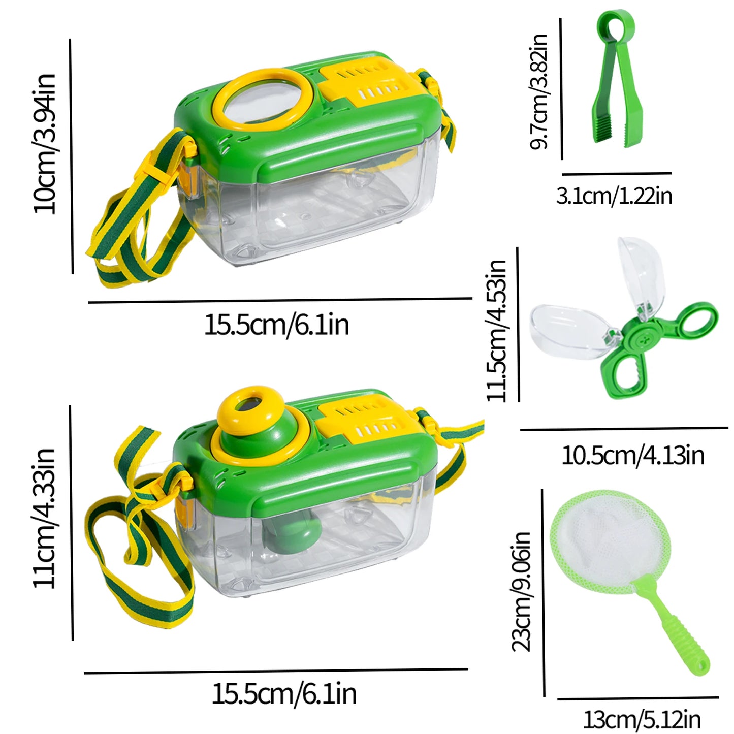 Insect Observation Box With Magnifying Glass Children's Insect Observation Box Transparent Collection Observation Research