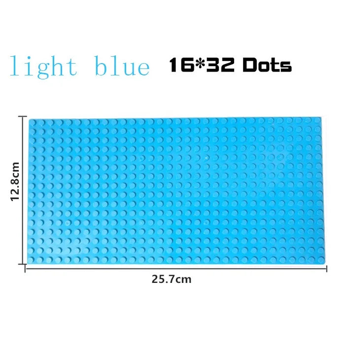 32x32x16x16 Dots Classic Base Plates MOC DIY Plastic Bricks Baseplates City Dimensions Building Blocks Figures Construction Toys
