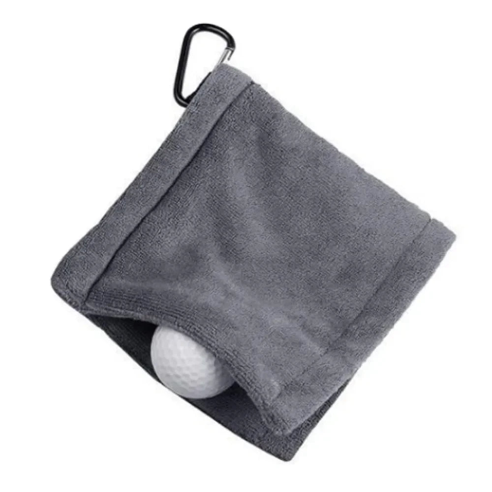 1 golf ball cleaning towel Microfiber scrub cleaning club wipe Ball towel Outdoor sports towe