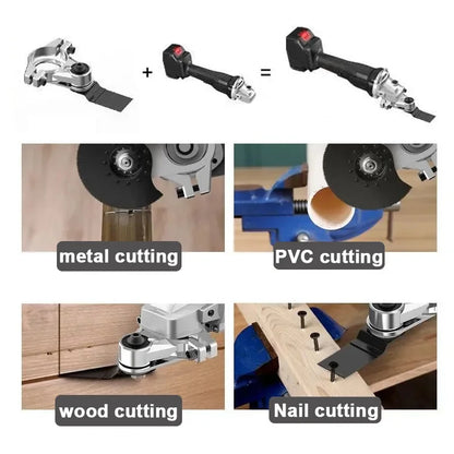 Angle Grinder Conversion Universal Head Adapter Converter M10 Thread for Type 100 Swing Saw Cutter Polisher Polish Oscillate