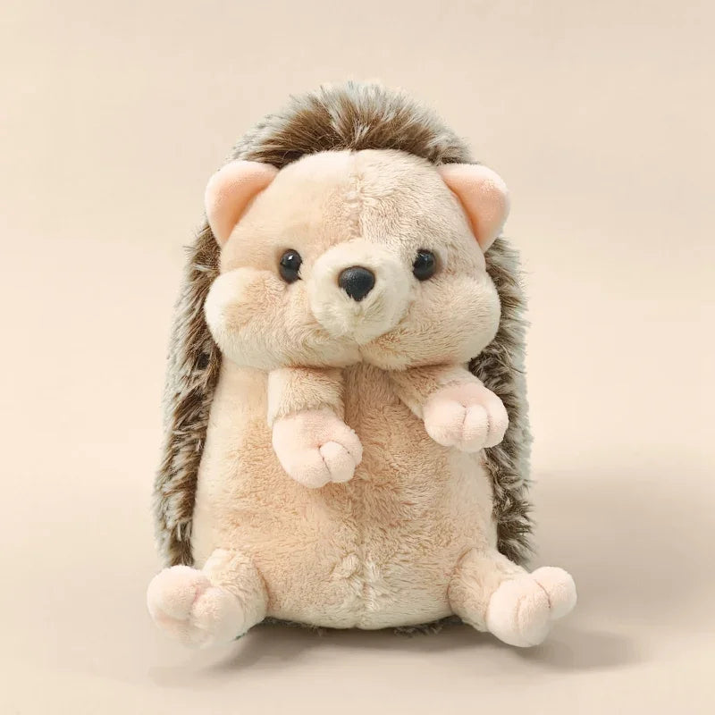 Lovely Baby Hedgehog Plush Toys Soft Stuffed Lifelike Hedgehog Pendant Doll Lovely Desktop Pet Kawaii Keychain Bags Decor