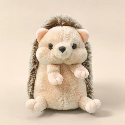 Lovely Baby Hedgehog Plush Toys Soft Stuffed Lifelike Hedgehog Pendant Doll Lovely Desktop Pet Kawaii Keychain Bags Decor