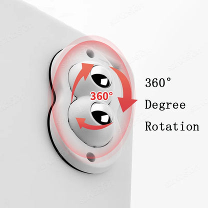 16/8/4 Pcs Self Adhesive Caster Wheels Stainless Steel Nylon 360 Degree Rotation Paste Swivel Wheels Sticky Pulley for Furniture