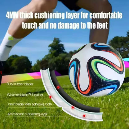 Football for Men and Women 2014 Match Size 5 Pu Adult Futebol Outdoor Sports Training Ball Professional Thickened Team Soccer