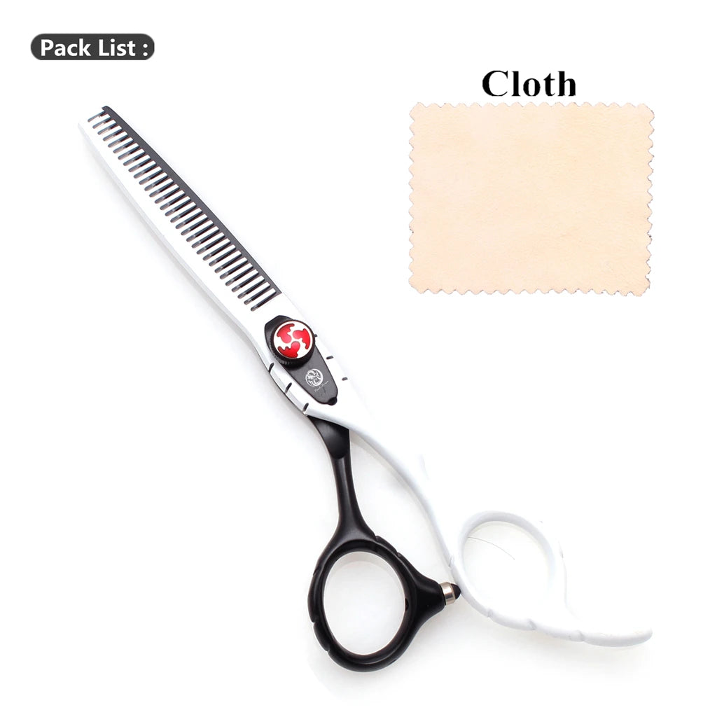 Purple Dragon Hair Scissors Professional 6" Japan Stainless Hair Cutting Scissors Barber Shop Hairdressing Thinning Shears Z1019