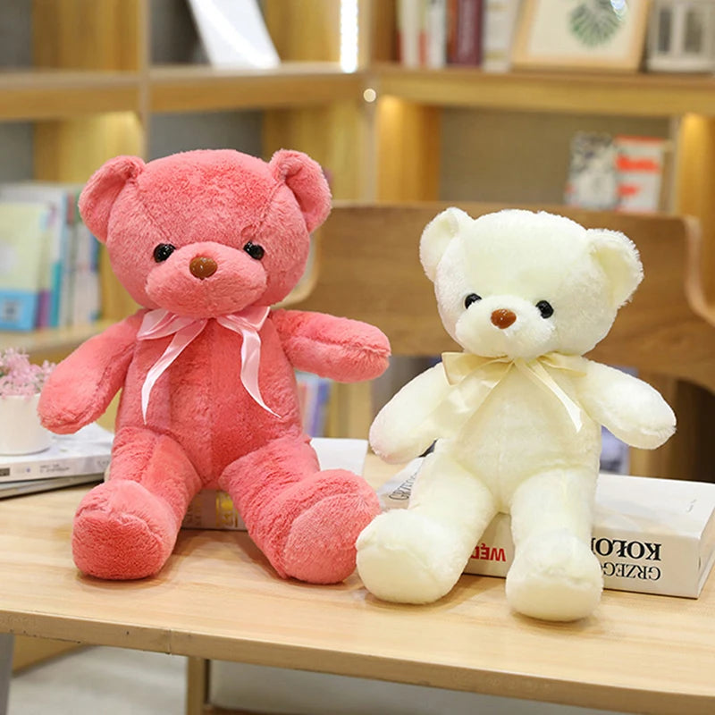 30CM Colorful Bear Plush Animals Toys Doll Soft Stuffed Teddy Bears for Girls Wedding Baby Shower Toy Birthday Gift Child Kids