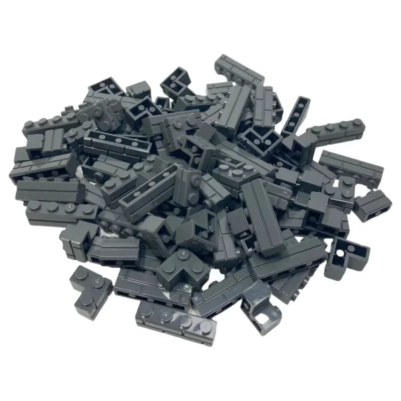 100/120Pcs MOC Building Block Simulation City Wall Brick Building Block Model Building Accessories Castle Construction Toys