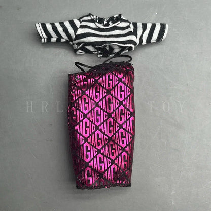 Original 24cm OMG Big Sister Doll Clothing Girl DIY Fashion Change Festival Gift Toy