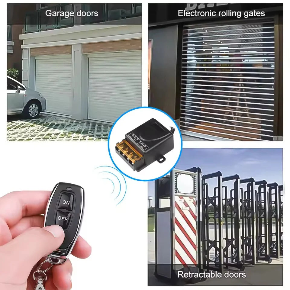 AC220V 433Mhz Remote Control Switch Hign Power On off Remote Control Transmitter for Water Pump Motor LED/Electric Appliance