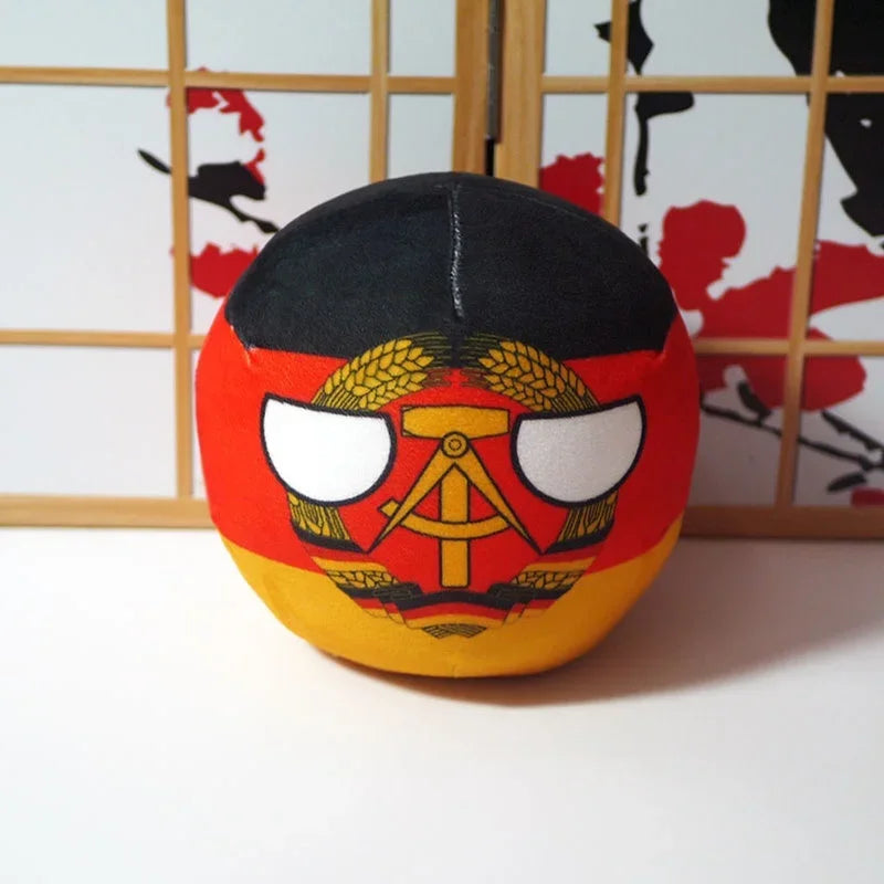 10cm Cute Countryball Polandball Plush Stuffed Dolls Anime Short  Toys Mini Pillow Bag Key Ring Pendant Cosplay Gifts