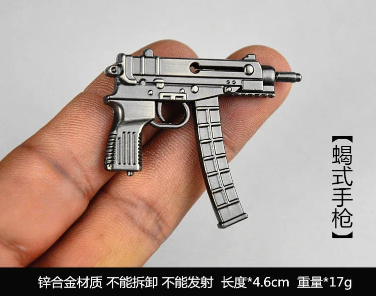 1/6 Scale Miniature Gun Plastic Rifle Set Assembly P92 M1911 98K MP5K Model Not Fired for 12" Action Figure Doll Accessories