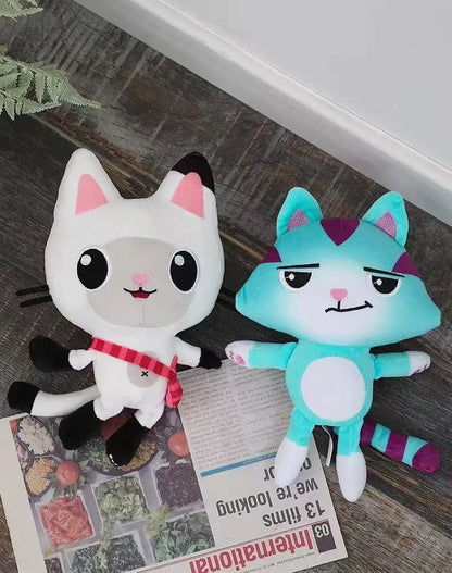 9 style Gabby Dollhouse Plush Toy Mercat Cartoon Stuffed Animals Mermaid Car Cat Plushie Doll Kids