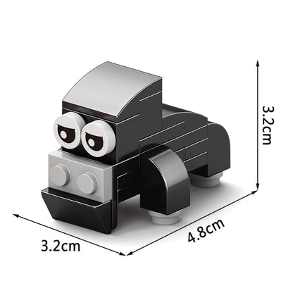 Insect World Animals Scorpion Mantis Ants Spider Birds Marine Animal Building Blocks Toys Desktop Ornaments Bricks Kids Gift