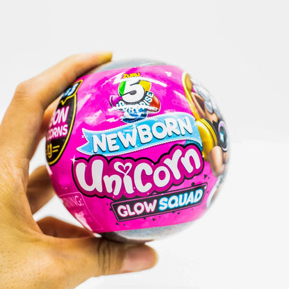 5x Surprise Ball Unicorn Monster Trucks Blind Box Doll Gifts Toy Model Anime Figures Collect Ornaments