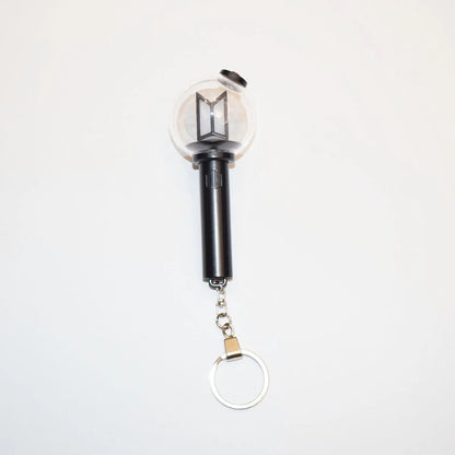 New Mini Kpop Army Ver.4 Lightstick Keychain Light Up Pendant Keyring