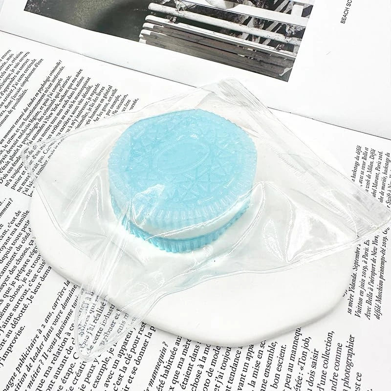 Squishy Stress Relief Toy Hamburger Pinching Cookies Decompression Venting Toy Anxiety Relaxation Office Desktop Accessory