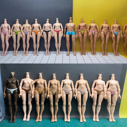 Original Slim Rainbow Middle School Doll Series 24cm Junior High School Sister and 28cm Big Sister Body DIY Toys