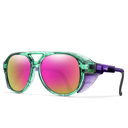 Vintage Unisex Sunglasses Road Bike Goggles Windproof Sport Glasses UV400 for Men Women Cycling Baseball Softball Punk Eyewear