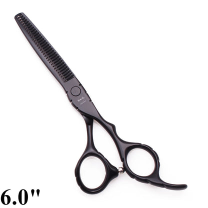 Professional Hairdressing Scissors 5.5" 6" AQIABI Japan Stainless Thinning Scissors Barber Shop Hair Cutting Scissors Red A1010