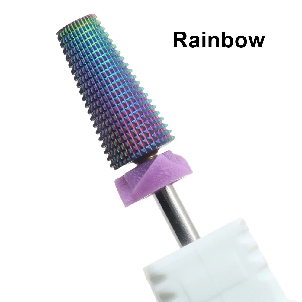5in1 2XF Tungsten Steel Nail Drill Bits，Multi-Functional Carbide With High Hardness For Long-Term Gel Rem