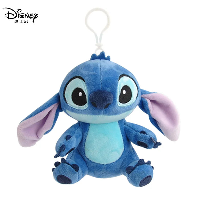 100% Genuine Disney Stitch Scrump Angel Cartoon Blue Stitch Plush Toy Authorized Doll Stich Cute Birthday Gift High Quality