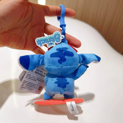 100% Genuine Disney Stitch Scrump Angel Cartoon Blue Stitch Plush Toy Authorized Doll Stich Cute Birthday Gift High Quality