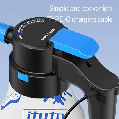 Electric Foam Sprayer for Car Wash Pro Snow Foam Cannon Generator Automatic Battery Powered Pressure Soap Sprayer for Car Care