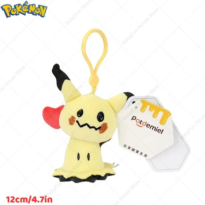 Original Pokemon Mimikyu Gengar Snorlax Umbreon Plush Toy Keychain Kawaii Espeon Jigglypuff Sprigatito Quaxly Peluche Dolls Gift