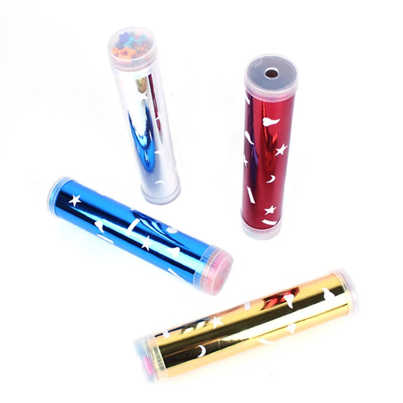 DIY Rotating Kaleidoscope Kits Scientific Experiment Teaching Tools Hands-Eyes Cooperation Educational Toys For Children Gifts