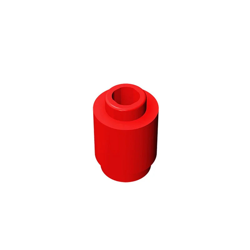 MOC 10PCS 3062 Round 1x1 Building Blocks High-Tech 30068 House Castle Bricks Educational Particle Toys Children Birthday Gifts