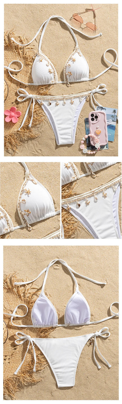 Sexy Bikinis 2026 Women's Swimwear Female Swimsuit For Swimming Wear Bathing Suits Brazilian Bikini Set Beachwear Pool Bather