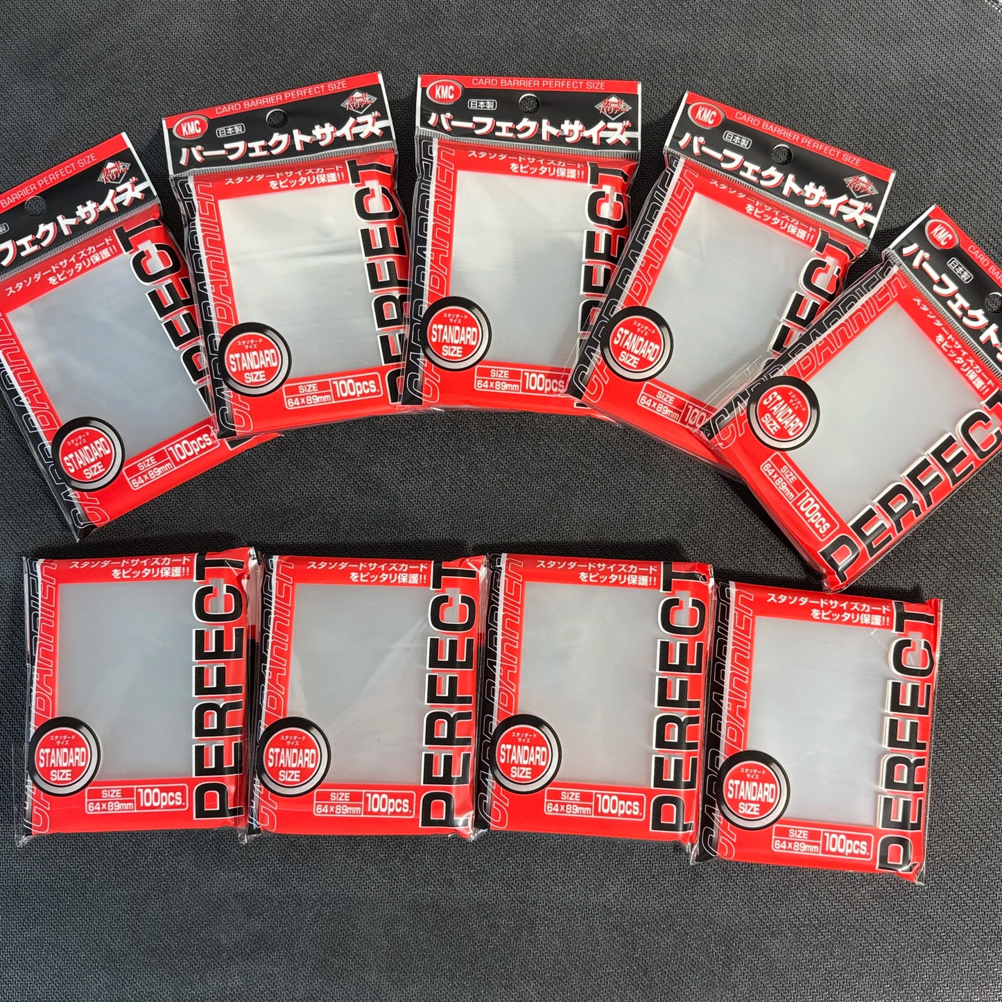 64x89mm 100PCS Transparent KMC Card Sleeves Trading Card Sleeve Barrier Board Game Cards Outer Protector for MTG/YGO