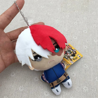 3pcs 10CM Hero Academy Cartoon Animation Green Valley Lzuku Doll Blasted Frozen Plush Pendant Ragdoll Male And Female PlushToy