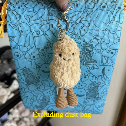 Hot tea bag Jc Cute Plush Toy label cute girl bag charm plush toy keychain Kawaii plush toy Limited New Gift bag