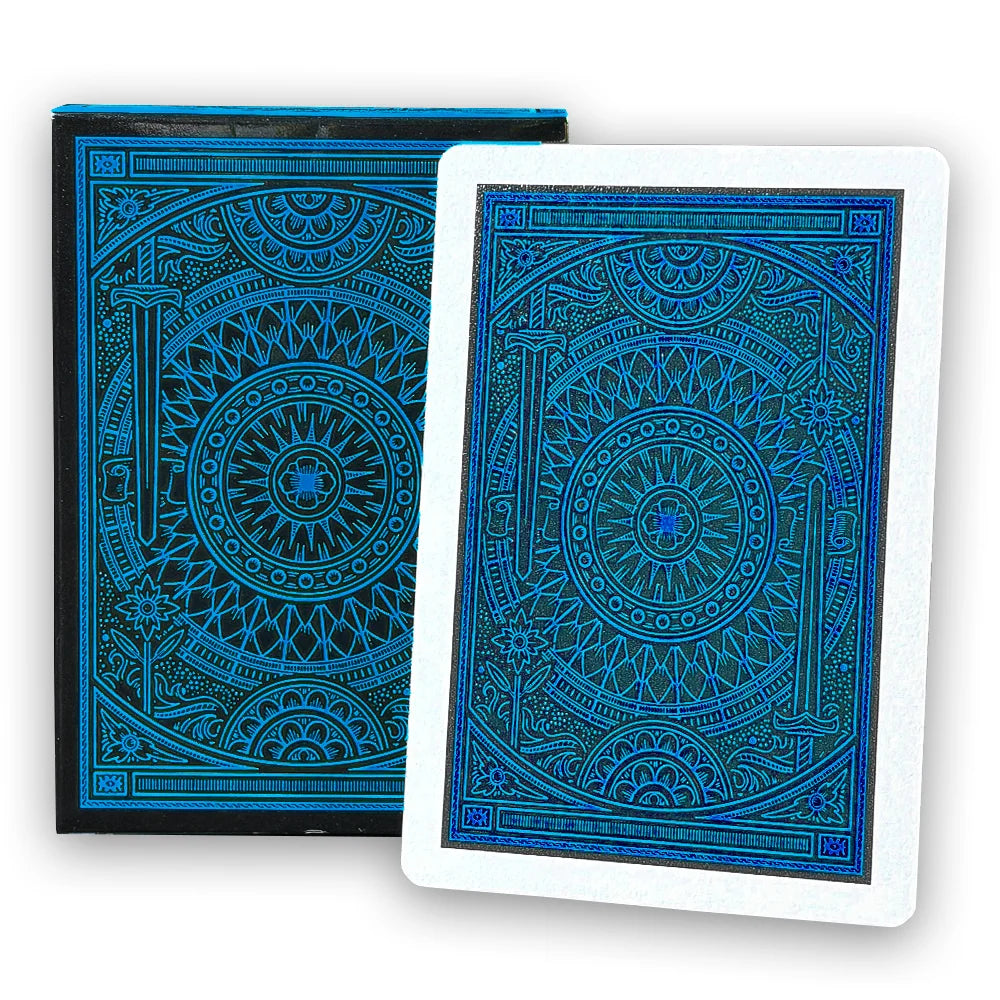 Blue Phantom Playing Cards High-end Frosted Plastic PVC Waterproof Deck of Cards Environmentally Poker for Recreation Collection