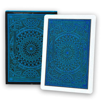 Blue Phantom Playing Cards High-end Frosted Plastic PVC Waterproof Deck of Cards Environmentally Poker for Recreation Collection