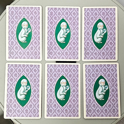 Mystical Kipper Deck 36 Pcs Oracle Cards with Keywords German System of Fortune Telling 9*6cm