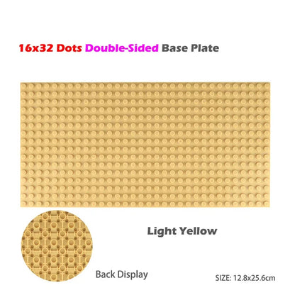 Classic Base Plates Plastic Bricks Double-sided 16*32 32X32 Dots City Blocks Baseplate DIY Parts Board Toys Kids Gift